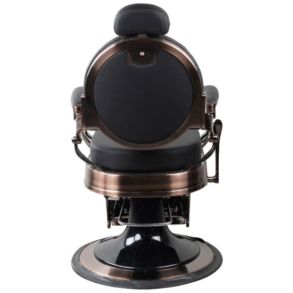 Dita Brushed Bronze Black Barberchair - Image 4