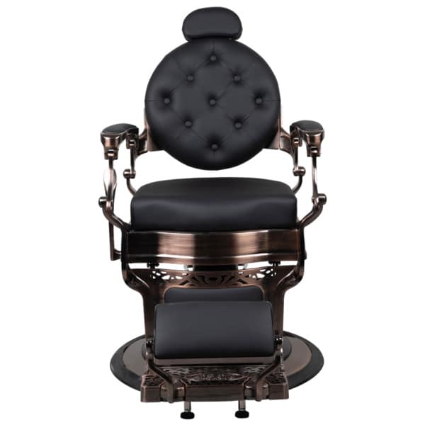 Dita Brushed Bronze Black Barberchair - Image 2