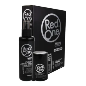 Hair fiber topic set - brown 12gr